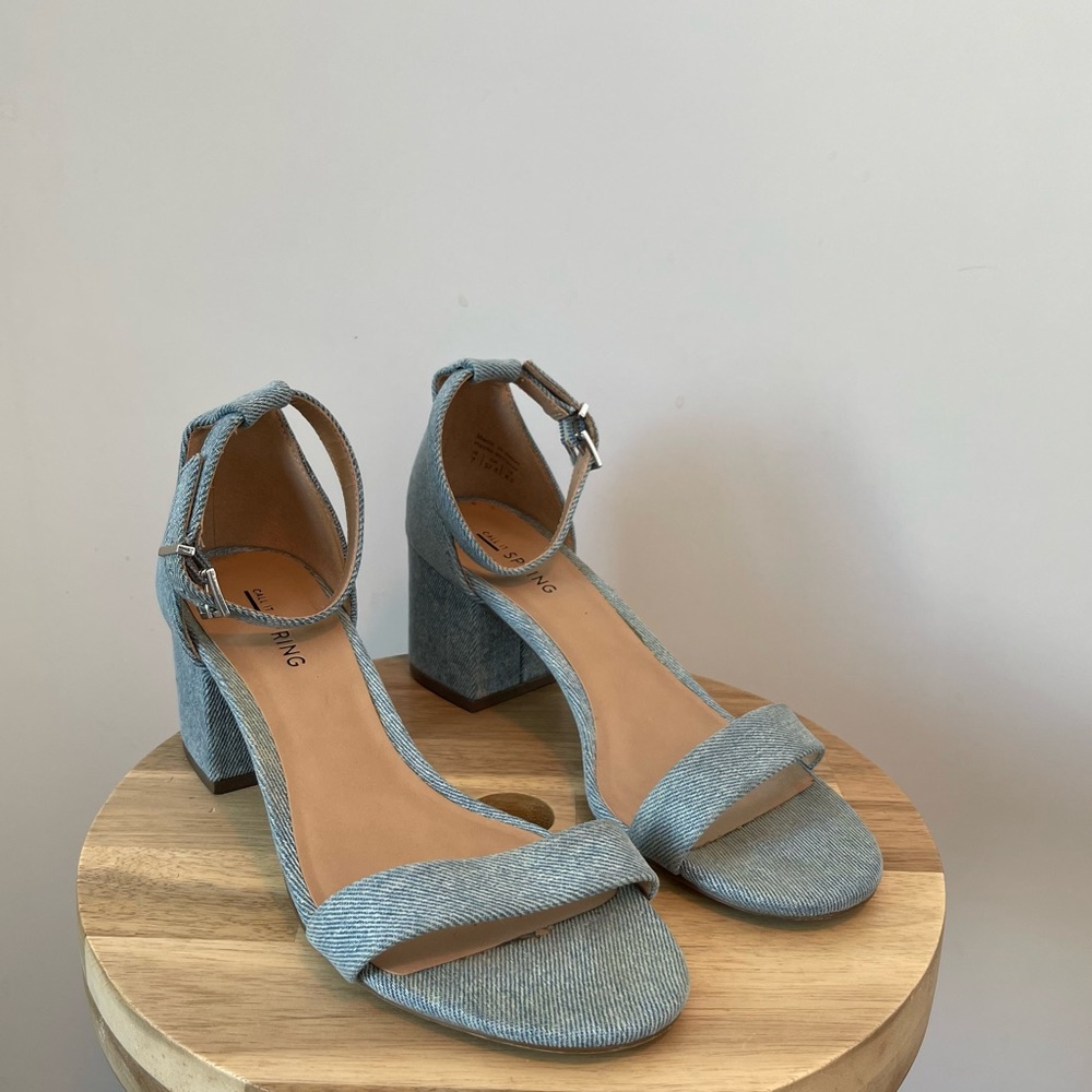 CALL IT SPRING | DENIM BLOCK SANDEL
